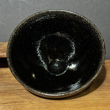 張建華｜南浦窯｜150cc 積碳位 烏金束口盞 ZJH004
