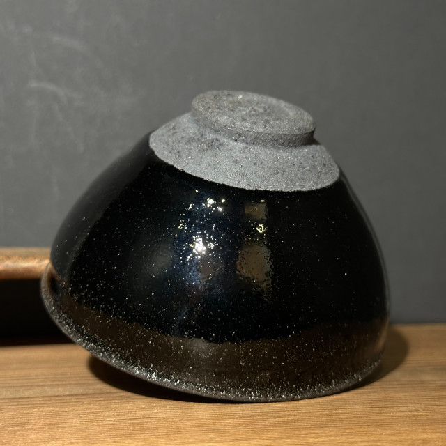 張建華｜南浦窯｜150cc 積碳位 烏金束口盞 ZJH004