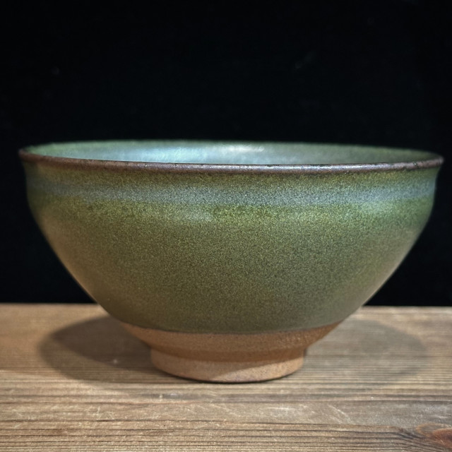 徐偉｜昔瑤龍窯｜120cc 茶末貝束口盞 SW082