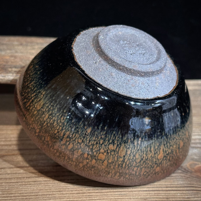 徐偉｜昔瑤龍窯｜100cc 金鷓鴣斑斂口盞 SW084