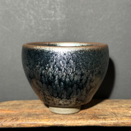 建盞油滴｜85cc 龍蛋斂口盞