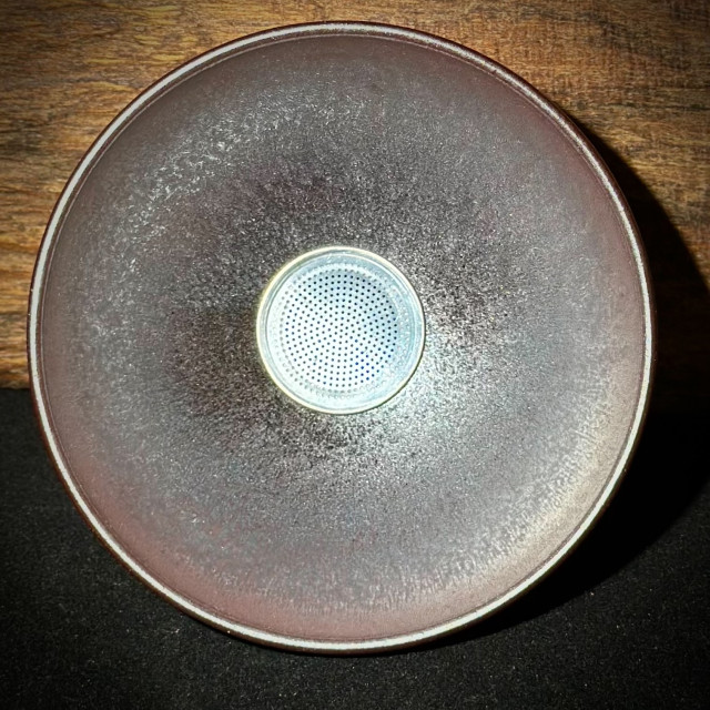 龍窯柴燒｜鐵鏽銀霜濾網 LYLW003