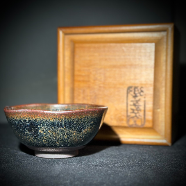 潘勇靜｜青藍鷓鴣手捏盞 山色星光PUG005｜樂盞堂