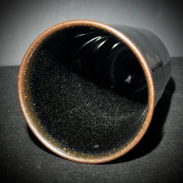 嚴柳忠｜樂盞堂｜330cc束口型烏金手握杯 YLZ016